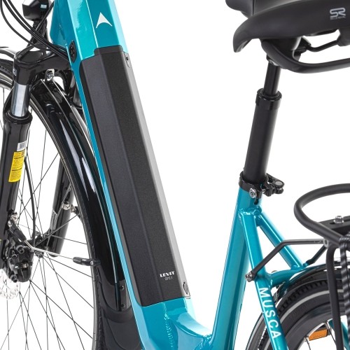 Miejski rower elektryczny Levit Musca Urban MX 468 28" - 2024 - Turquoise pearl