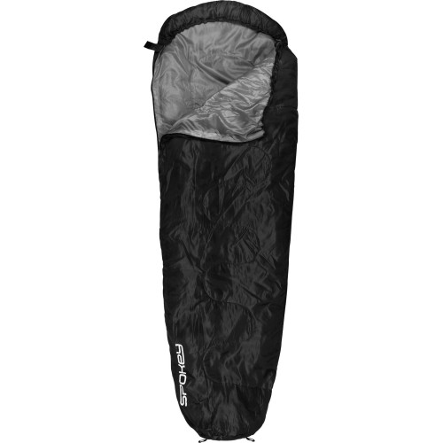 Śpiwór na wiosnę i lato 220 cm czarny Spokey GLOBTROTTER