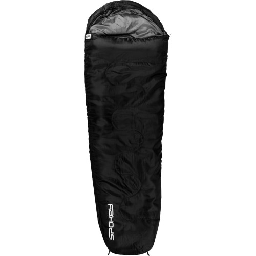 Śpiwór na wiosnę i lato 220 cm czarny Spokey GLOBTROTTER