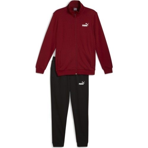 Dres męski Puma Clean Sweat Suit Black Red 585840 13