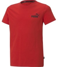 Puma Ess Small Logo Tee koszulka młodzieżowa Red 586961 11
