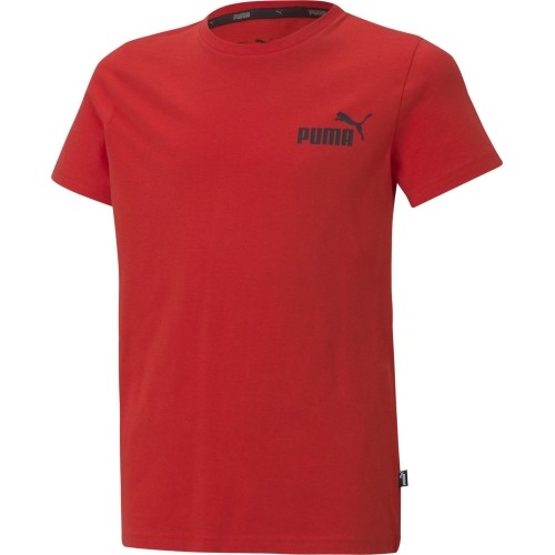 Puma Ess Small Logo Tee koszulka młodzieżowa Red 586961 11