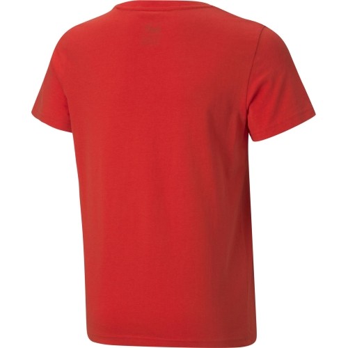 Puma Ess Small Logo Tee koszulka młodzieżowa Red 586961 11