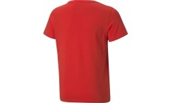 Puma Ess Small Logo Tee koszulka młodzieżowa Red 586961 11