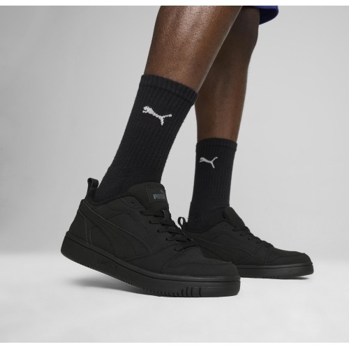 Puma Rebound V6 Low Nubuck buty męskie czarne 397475 03