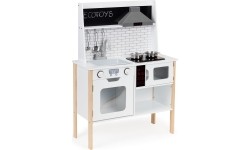 Drewniana kuchnia dla dzieci z dźwiękami i światłami ECOTOYS