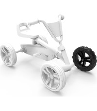 Koło 9x2 Cross - czarny/czarny przód lewy