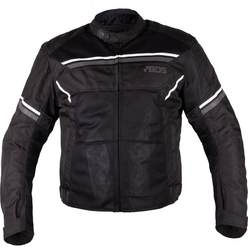 Męska kurtka motocyklowa BOS Laganas - Full Black