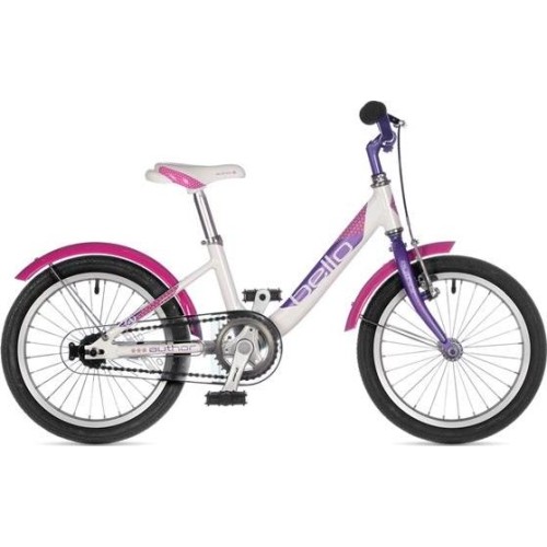 Author Bello 16'' Rower dziecięcy - White/Lilac