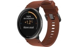 Polar Ignite 3 Tytanowy Inteligentny zegarek fitness ze skórzanym paskiem - Black/Bronze