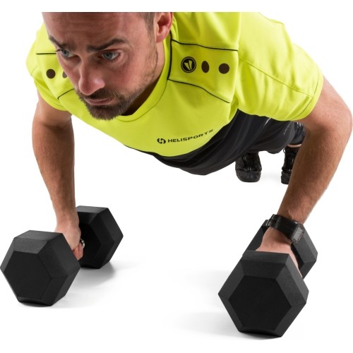 Hastingsowe hantle sześciokątne 30 kg, zestaw