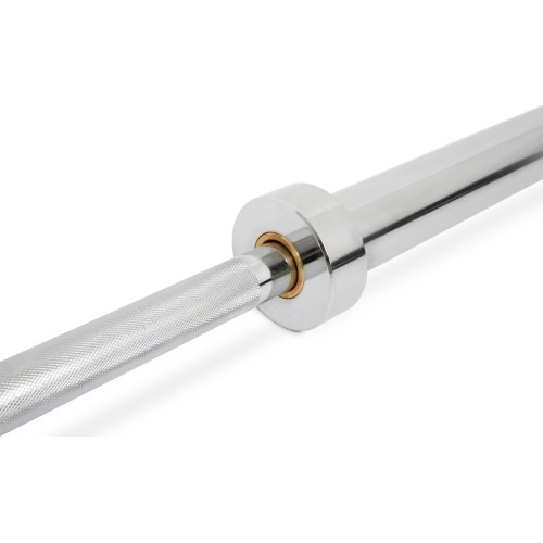 Drążek olimpijski Pivot Fitness Pro Training 220 cm Chrome