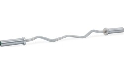 Pivot Fitness Professional Olympic EZ Curl Bar