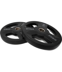 Zestaw gumowych talerzy olimpijskich Pivot Fitness 25 kg