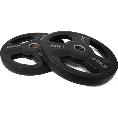 Pivot Fitness zestaw olimpijskich talerzy gumowanych 25 kg