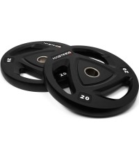 Zestaw talerzy olimpijskich Hastings Pro Rubber Tri-Grip 20 kg