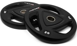 Zestaw talerzy olimpijskich Hastings Pro Rubber Tri-Grip 20 kg