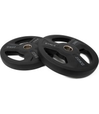 Zestaw gumowych talerzy olimpijskich Pivot Fitness 20 kg