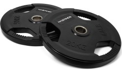 Zestaw talerzy olimpijskich Hastings Rubber Tri-Grip 20 kg