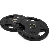 Zestaw talerzy olimpijskich Hastings Rubber Tri-Grip 15 kg