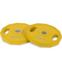 Kroon zestaw gumowanych talerzy olimpijskich 15 kg