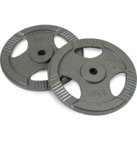 Zestaw talerzy żeliwnych 10 kg, 30 mm