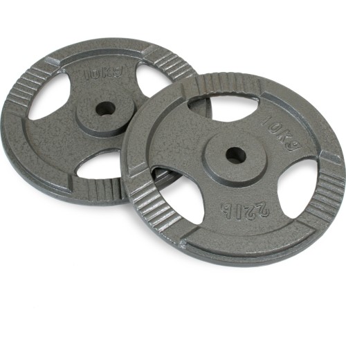 Zestaw talerzy żeliwnych 10 kg, 30 mm
