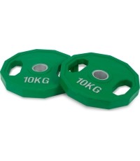 Zestaw gumowych talerzy olimpijskich 10 kg