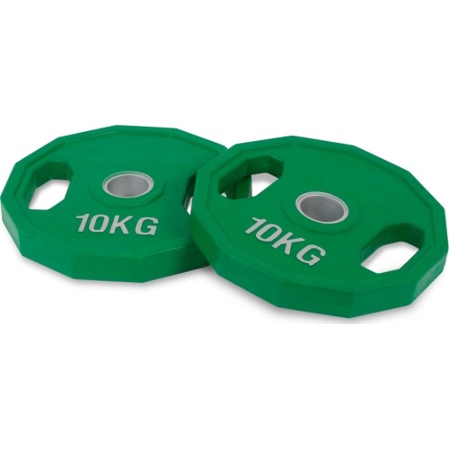 Zestaw gumowanych talerzy olimpijskich 10 kg