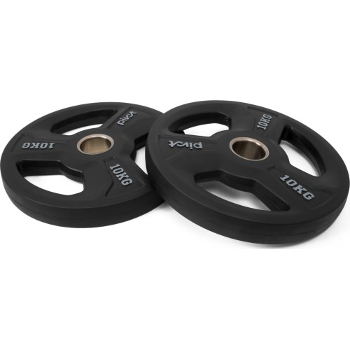 Zestaw olimpijskich obciążeń gumowanych Pivot Fitness, 10 kg