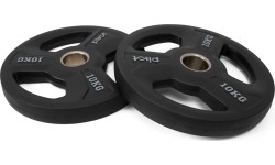 Zestaw gumowych talerzy olimpijskich Pivot Fitness 10 kg