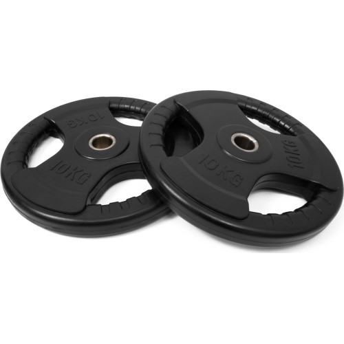 Zestaw gumowanych obciążeń Newton Fitness 30 mm 10 kg
