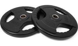 Zestaw gumowanych obciążeń Newton Fitness 30 mm 10 kg