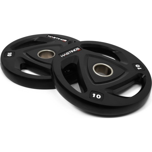 Zestaw obciążeń Hastings Pro Rubber Olympic Tri-Grip, 10 kg