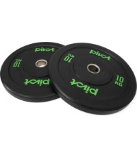 Pivot Fitness Pro Training Bumper Plates Zestaw 10 kg