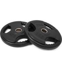 Newton Fitness zestaw gumowych obciążeń 30 mm 5 kg