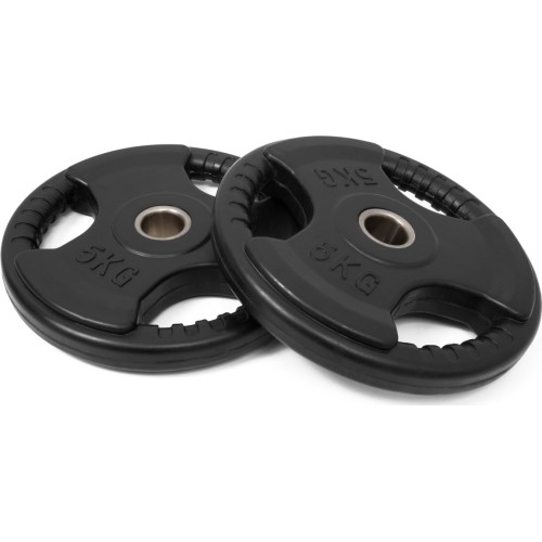 Newton Fitness zestaw gumowych obciążeń 30 mm 5 kg