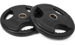 Newton Fitness zestaw gumowych obciążeń 30 mm 5 kg