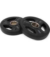 Zestaw olimpijskich talerzy gumowanych Pivot Fitness 5 kg