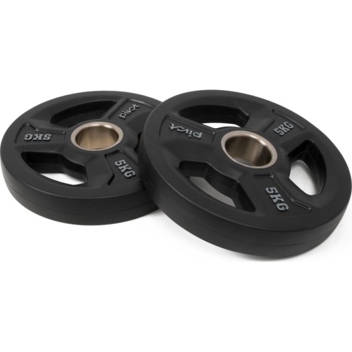 Zestaw olimpijskich talerzy gumowanych Pivot Fitness 5 kg