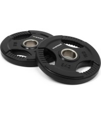 Zestaw gumowanych olimpijskich obciążeń Hastings Tri-Grip, 5 kg