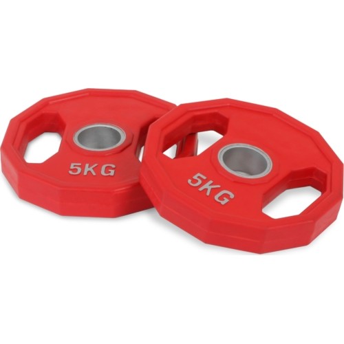 Zestaw gumowanych talerzy olimpijskich Kroon 5 kg