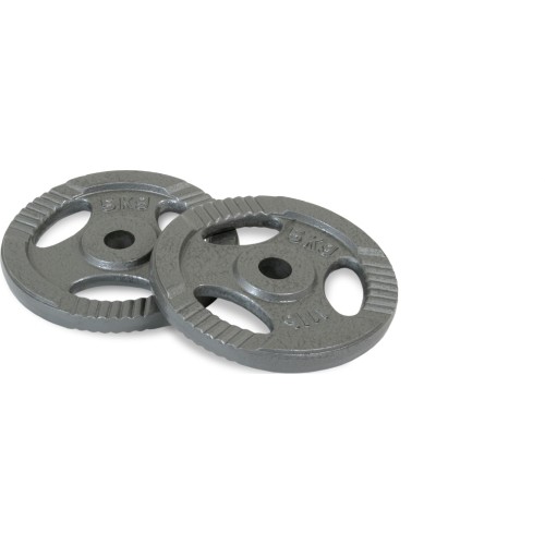 Zestaw obciążeń żeliwnych 5 kg, 30 mm