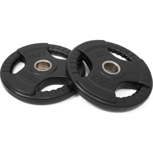 Zestaw gumowych obciążeń Newton Fitness 30 mm 2,5 kg