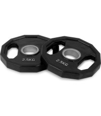 Zestaw gumowanych talerzy olimpijskich Kroon 2,5 kg