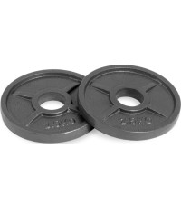 Żelazny zestaw talerzy olimpijskich 2,5 kg