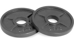 Żelazny zestaw talerzy olimpijskich 2,5 kg