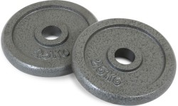 Zestaw żeliwnych obciążeń 2,5 kg 30 mm