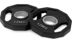 Zestaw gumowych talerzy olimpijskich 1,25 kg