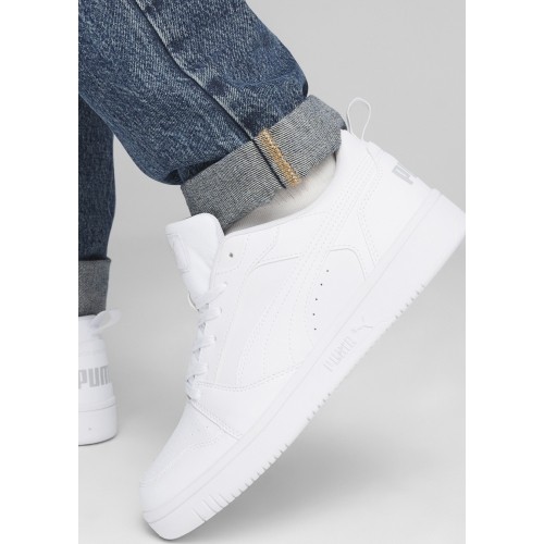 Buty męskie Puma Rebound V6 Low białe 392328 03